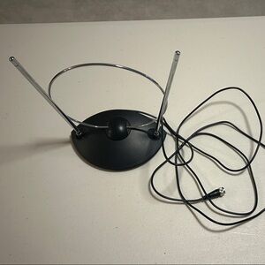 Black and Silver TV Antenna